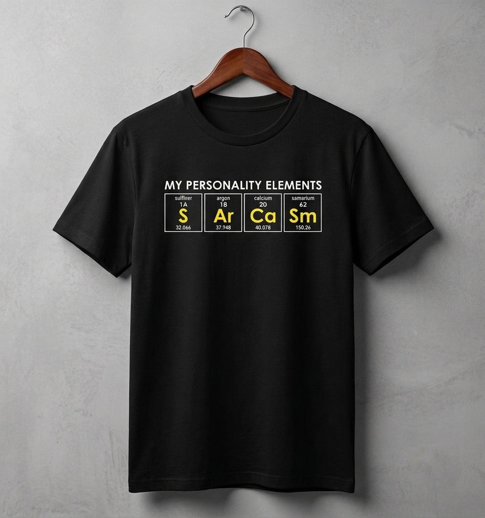 Sarcasm Elements | Unisex Classic Crew T-Shirt