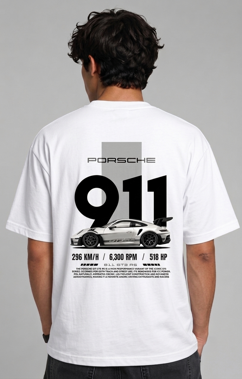 Porsche 911 Racing Edition Oversized T-Shirt