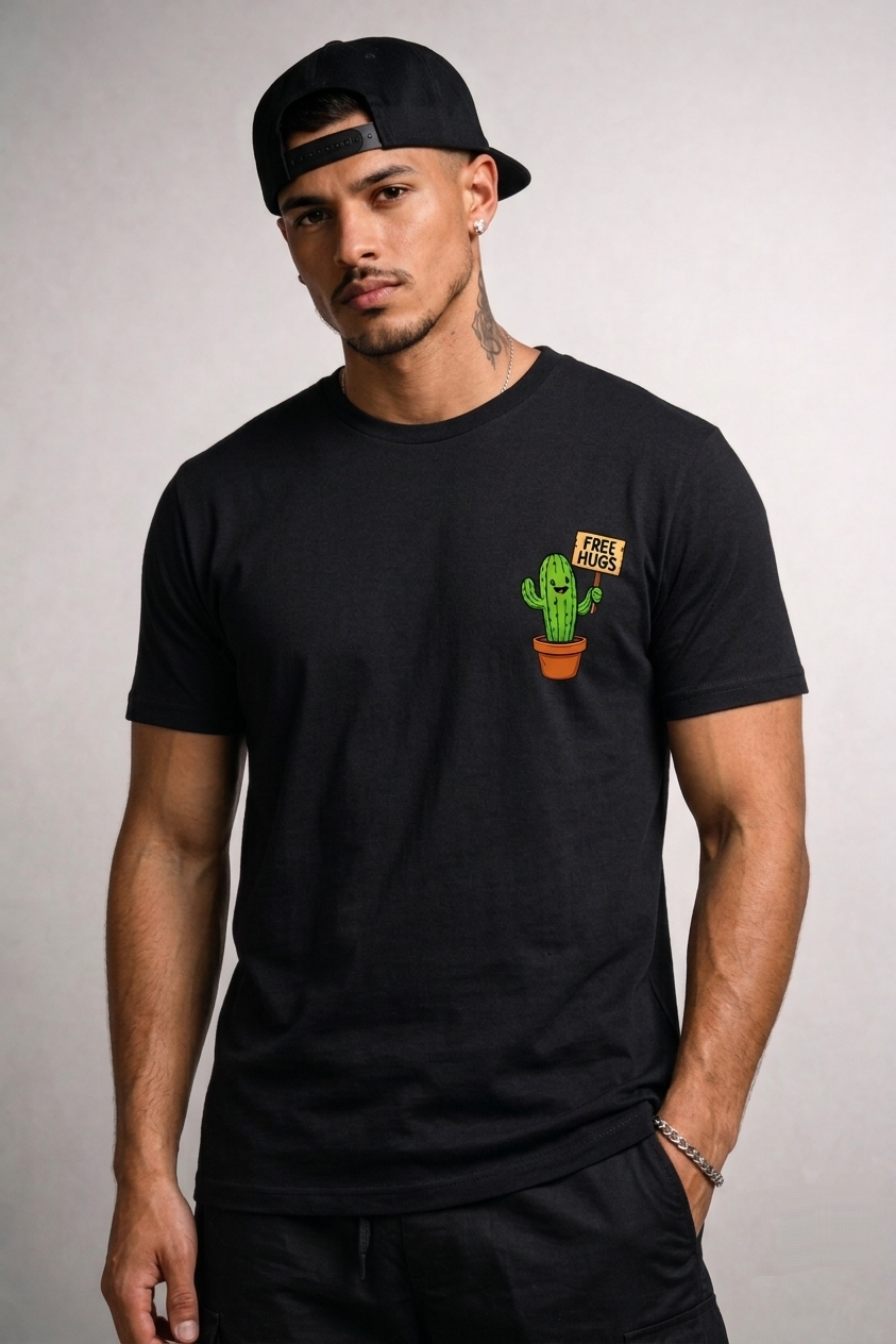 Free Hugs Cactus | Unisex Classic Crew T-Shirt