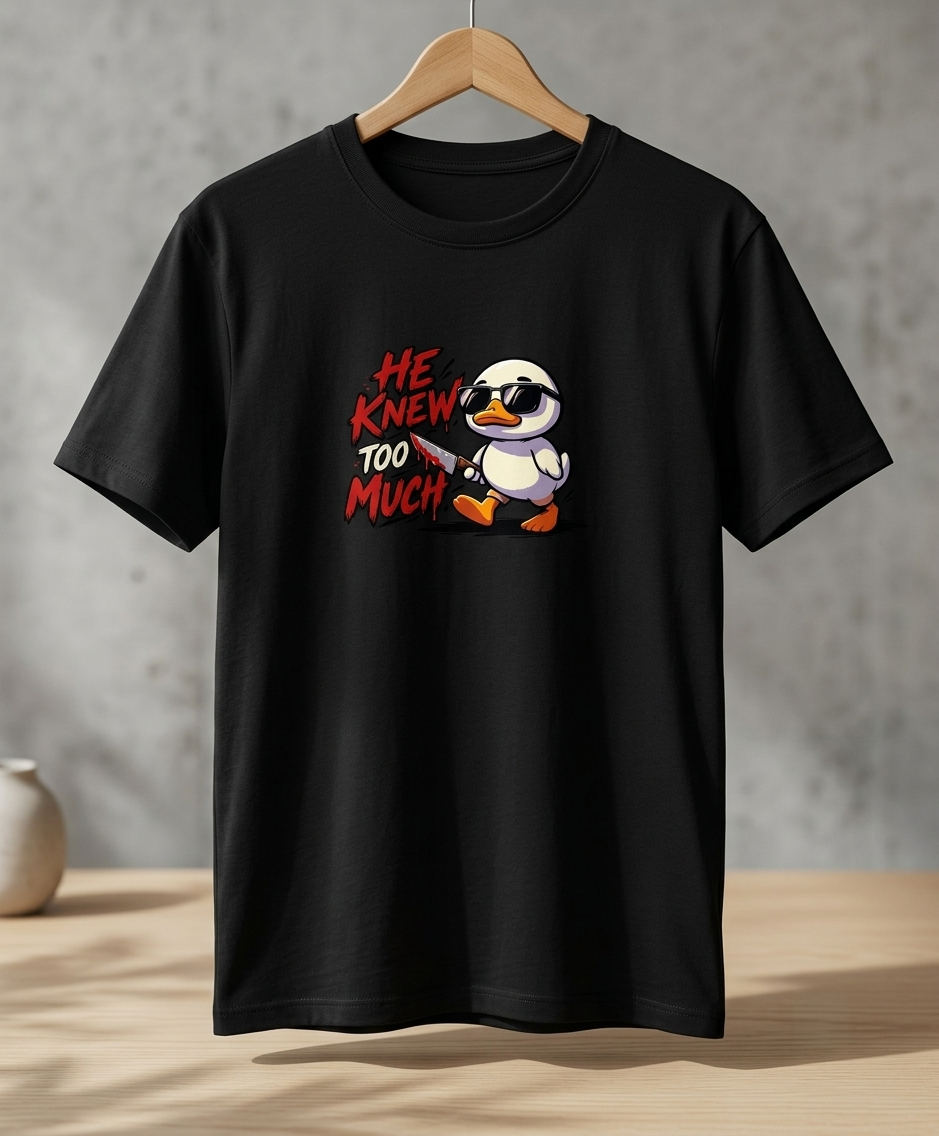 Mystery Duck Graphic | Unisex Classic Crew T-Shirt
