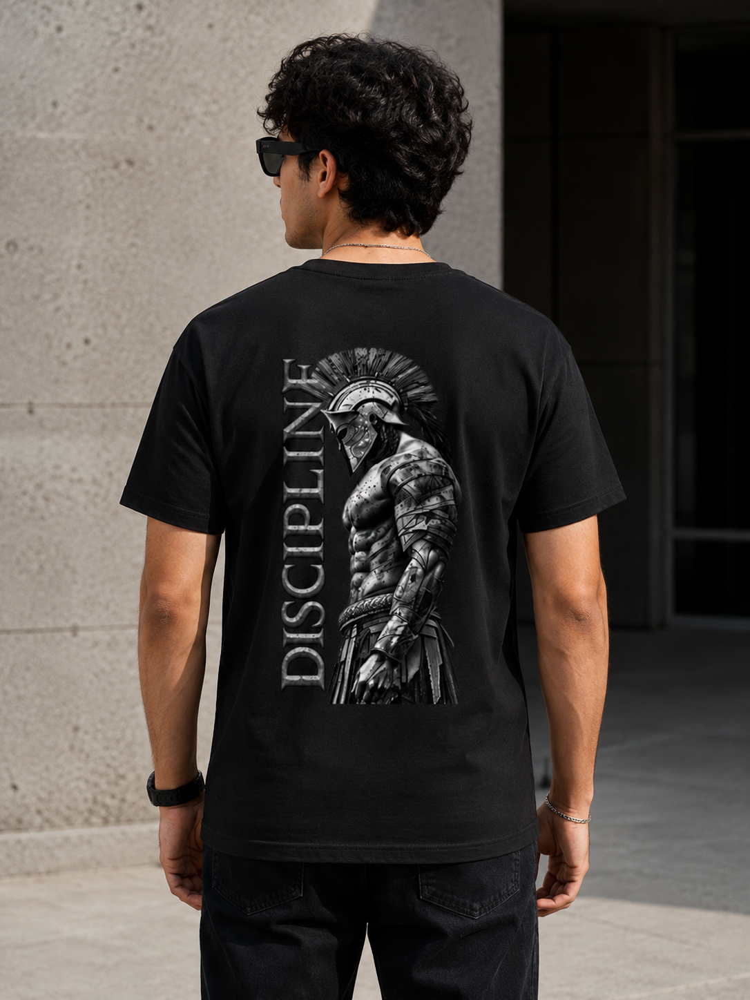 Sparta Warrior Graphic | Unisex Classic Crew T-Shirt