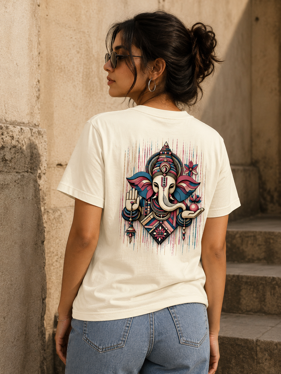 Ganesha Artistic Design | Unisex Classic Crew T-Shirt
