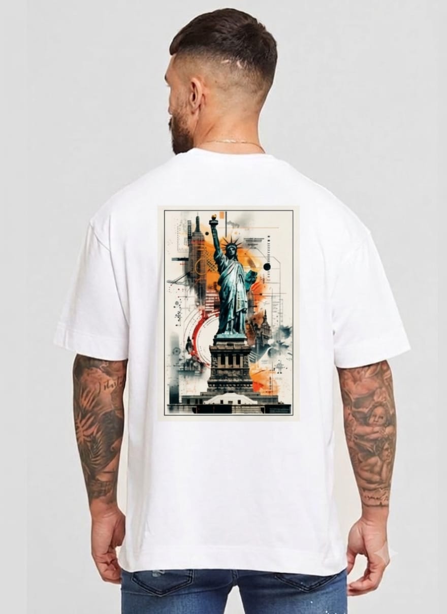 New York City Statue of Liberty Graphic T-Shirt | Unisex Classic Crew