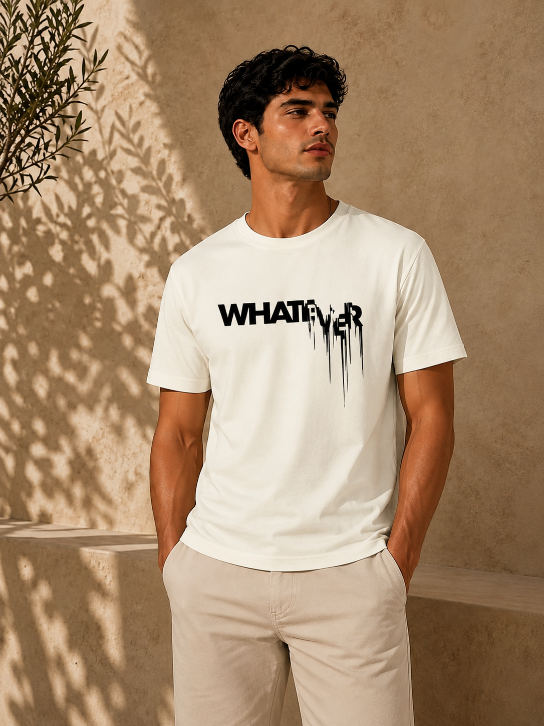Whatever Typography Graphic | Unisex Classic Crew T-Shirt
